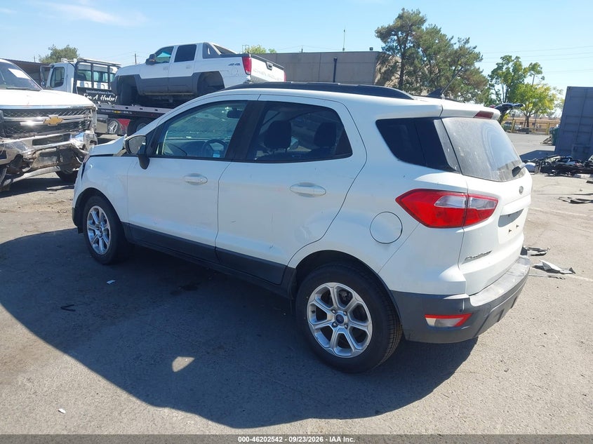 Vin: maj3p1texjc233850, lot: 46702454, ford ecosport se 20183