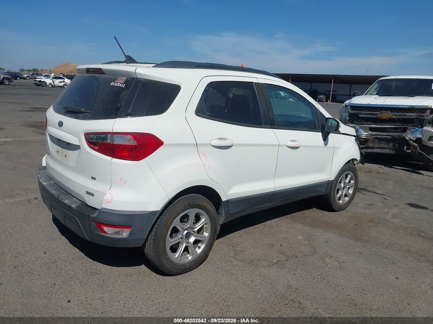 Vin: maj3p1texjc233850, lot: 46702454, ford ecosport se 20184