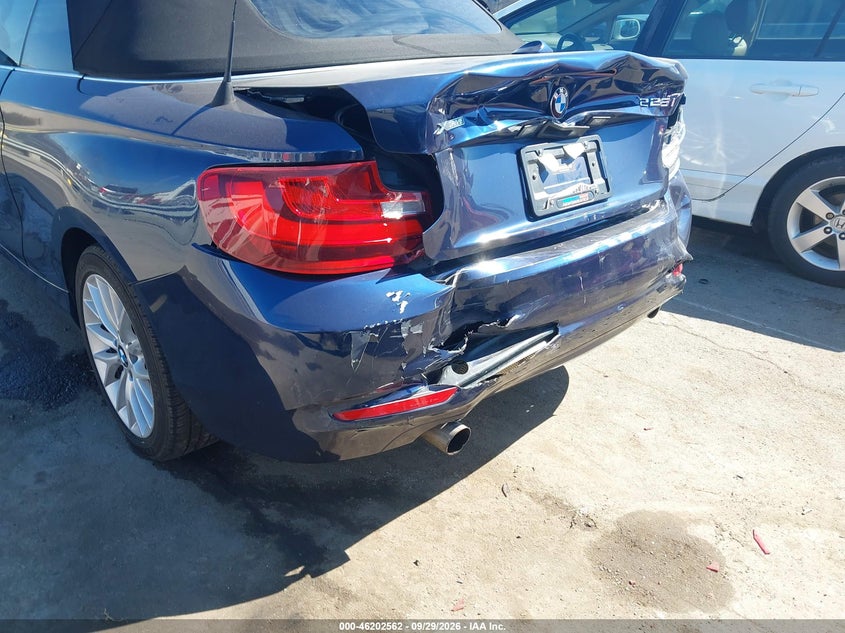 BMW 228I 2016 VIN WBA1L9C50GV324969
