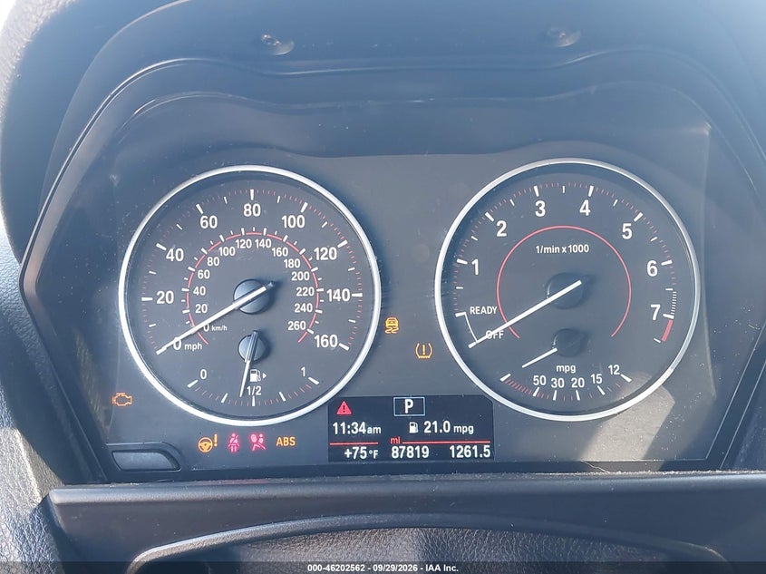 BMW 228I 2016 VIN WBA1L9C50GV324969