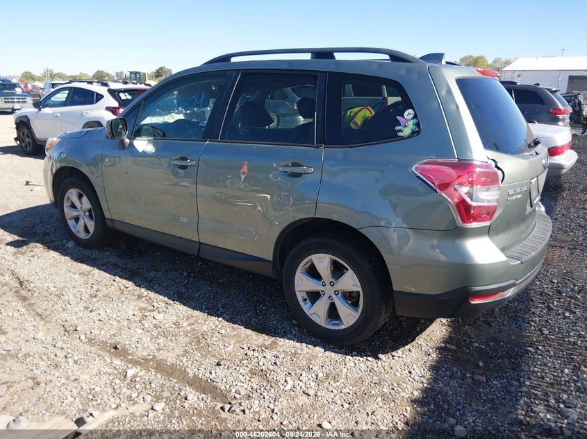 Vin: jf2sjadc3gh432479, lot: 46702516, subaru forester 2.5i premium 20163