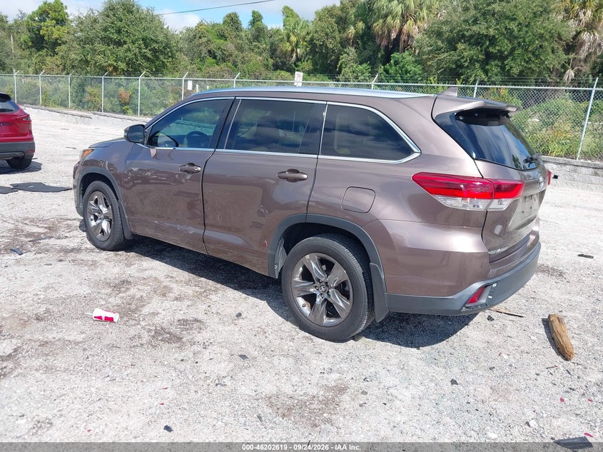 Vin: 5tdyzrfh0js276476, lot: 46702531, toyota highlander limited platinum 20183