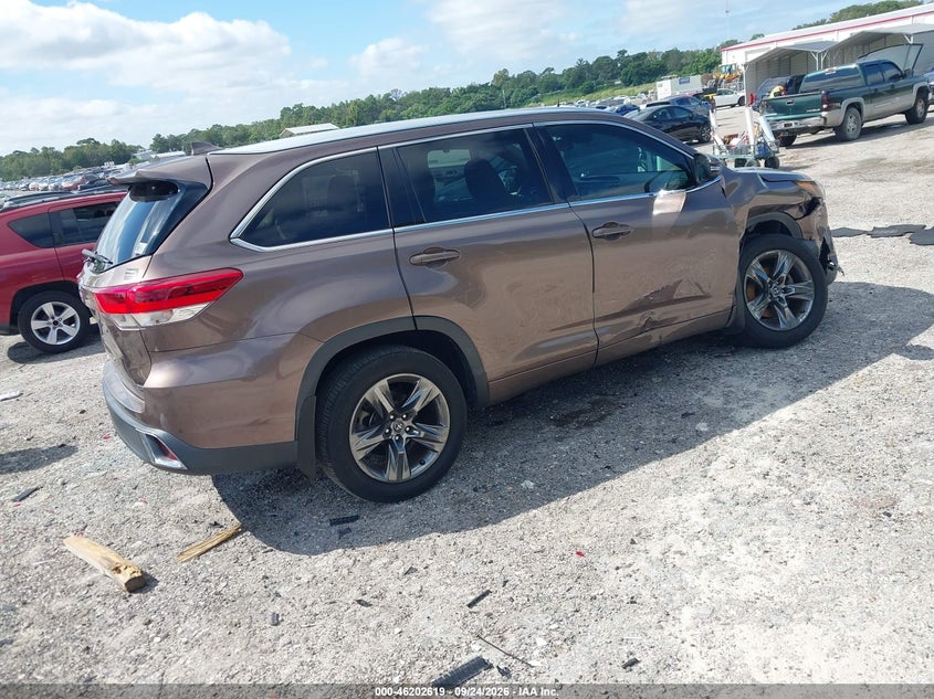 Vin: 5tdyzrfh0js276476, lot: 46702531, toyota highlander limited platinum 20184