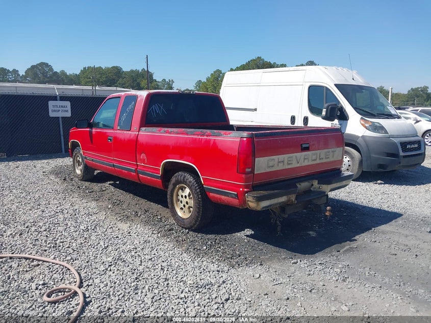 CHEVROLET GMT-400 1995 VIN 2GCEC19K4S1254843