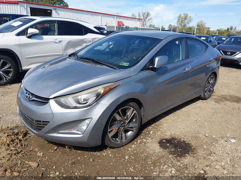 Vin: 5npdh4ae1fh597716, lot: 46702553, hyundai elantra limited 20152