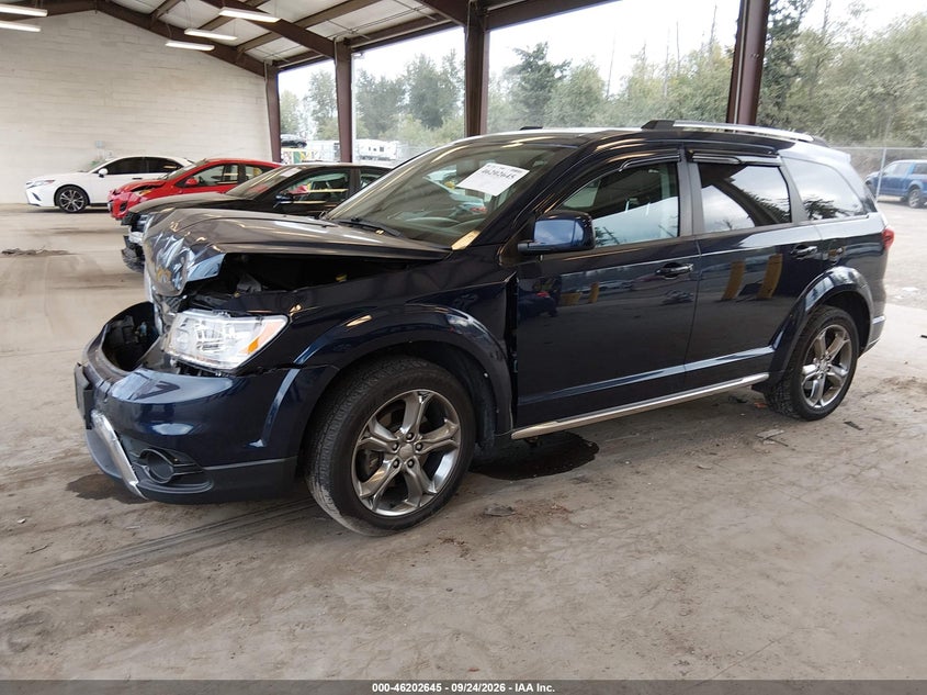 Vin: 3c4pddgg7ht623725, lot: 46702556, dodge journey crossroad plus awd 20172