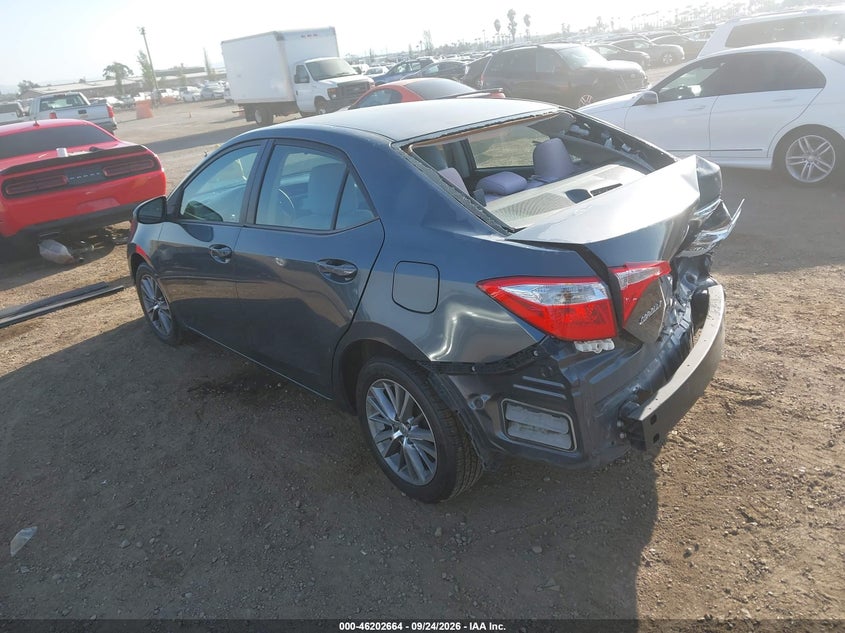 Vin: 5yfburhe3fp292582, lot: 46702576, toyota corolla le plus 20153