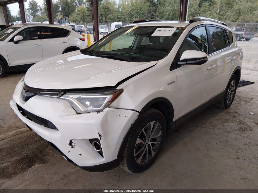 Vin: jtmrjrev1hd151785, lot: 46702597, toyota rav4 hybrid xle 20172