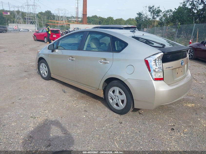 Vin: jtdkn3du6a0057152, lot: 46702600, toyota prius ii 20103