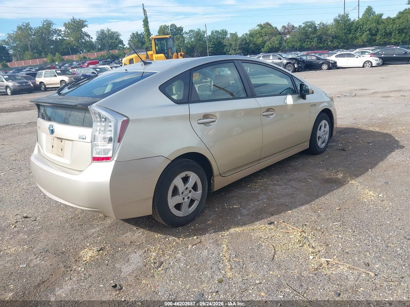 Vin: jtdkn3du6a0057152, lot: 46702600, toyota prius ii 20104