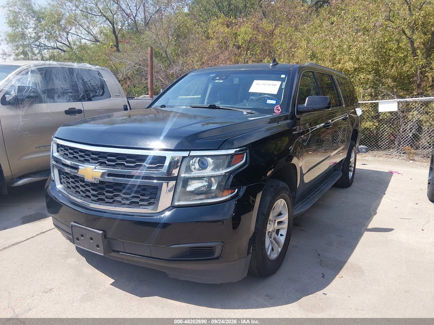 Vin: 1gnschkc3gr405935, lot: 46702602, chevrolet suburban lt 20162