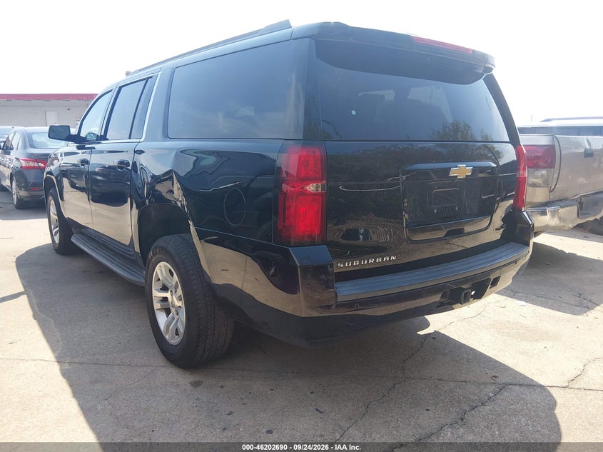 Vin: 1gnschkc3gr405935, lot: 46702602, chevrolet suburban lt 20163