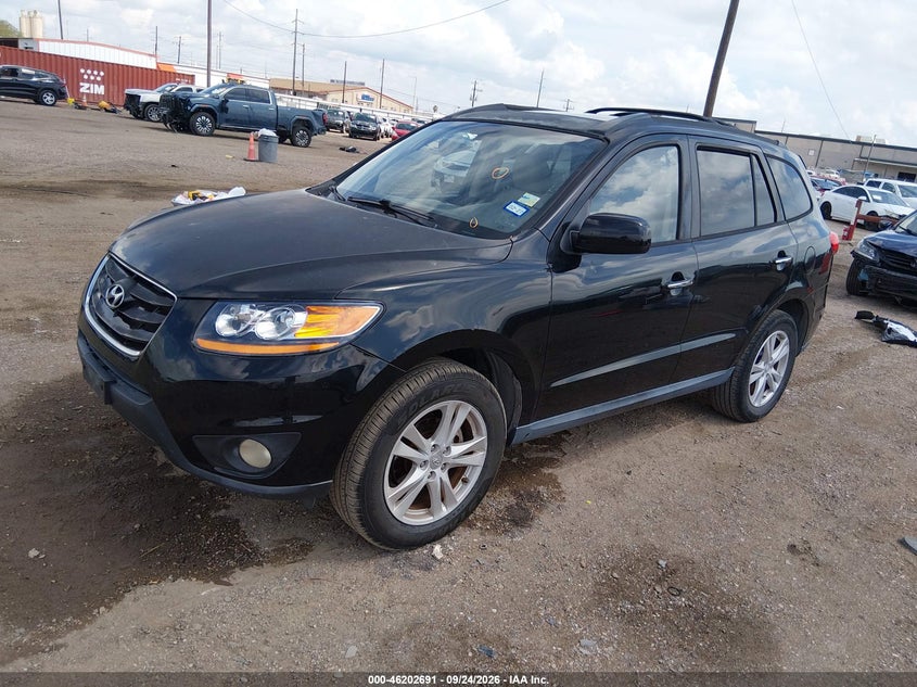 Vin: 5nmsk4ag1ah368372, lot: 46702603, hyundai santa fe limited 20102