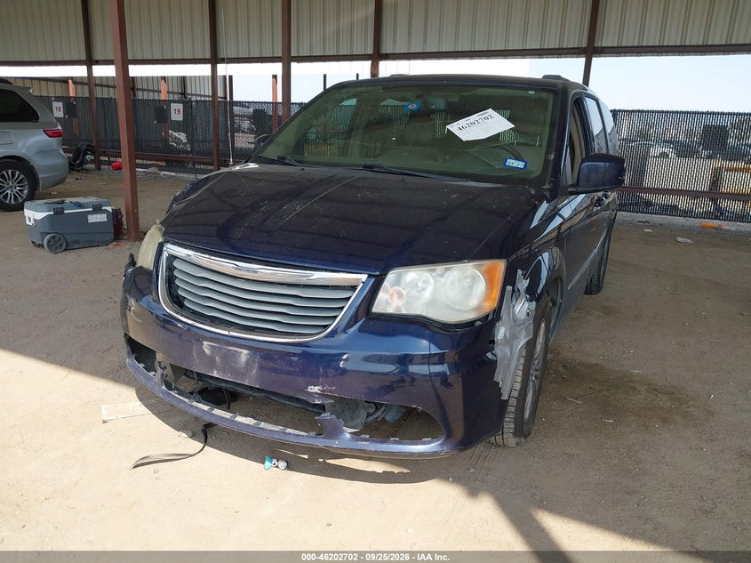Vin: 2c4rc1bg6er165241, lot: 46702614, chrysler town & country touring 20142
