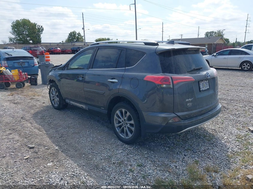Vin: jtmdjrev6gd002491, lot: 46702619, toyota rav4 hybrid limited 20163