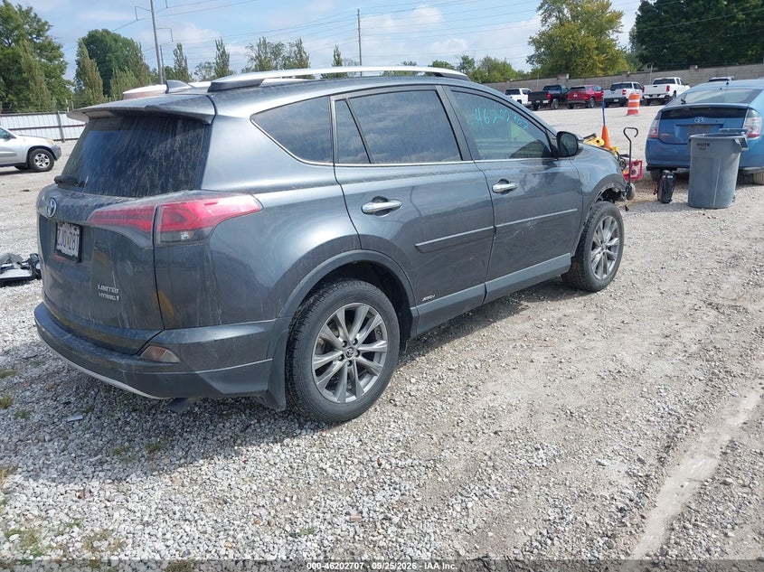 Vin: jtmdjrev6gd002491, lot: 46702619, toyota rav4 hybrid limited 20164