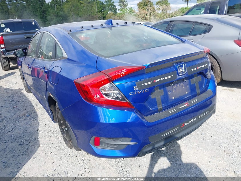 Vin: jhmfc1f33jx039987, lot: 46702637, honda civic ex-t 20183