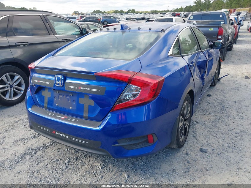 Vin: jhmfc1f33jx039987, lot: 46702637, honda civic ex-t 20184