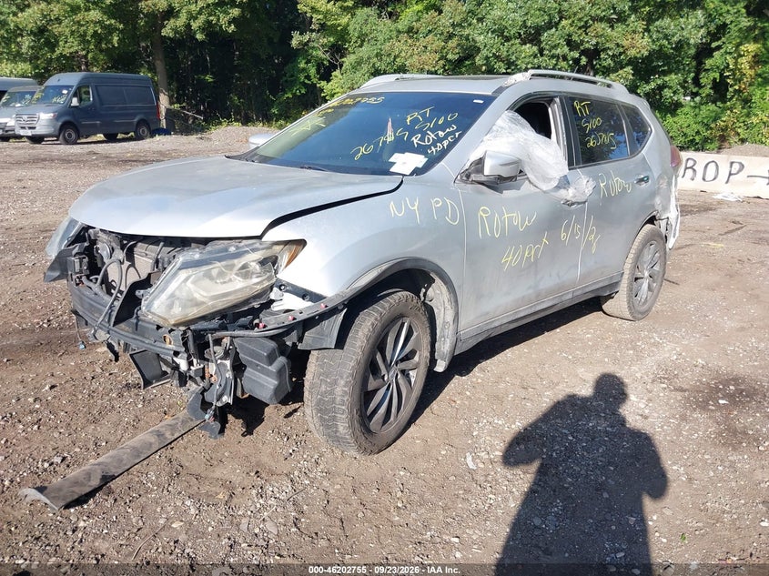 Vin: 5n1at2mv8fc797761, lot: 46702667, nissan rogue sl 20152