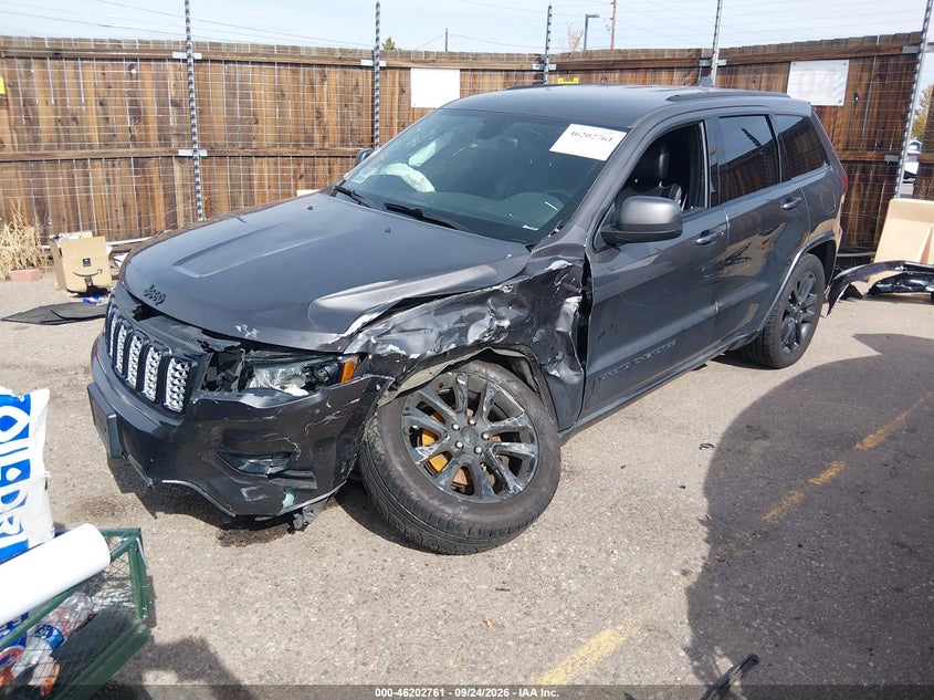 Vin: 1c4rjfag9hc714934, lot: 46702673, jeep grand cherokee altitude 4x4 20172