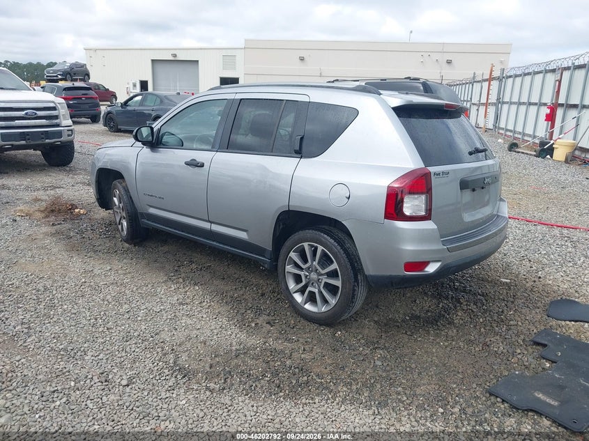 Vin: 1c4njcba4hd173843, lot: 46702703, jeep compass sport se fwd 20173