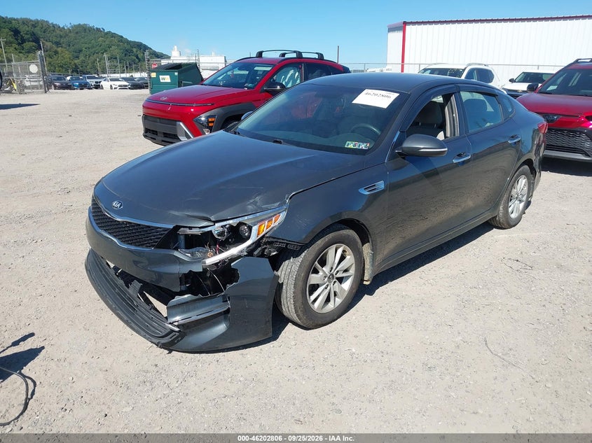 2016 Kia Optima, Front End, IAAI, VIN 5XXGT4L3XGG023717 — photo 2