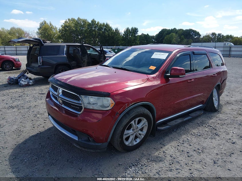 2011 Dodge Durango, Лівий зад, IAAI, VIN 1D4RD4GG1BC634380 — фото 2
