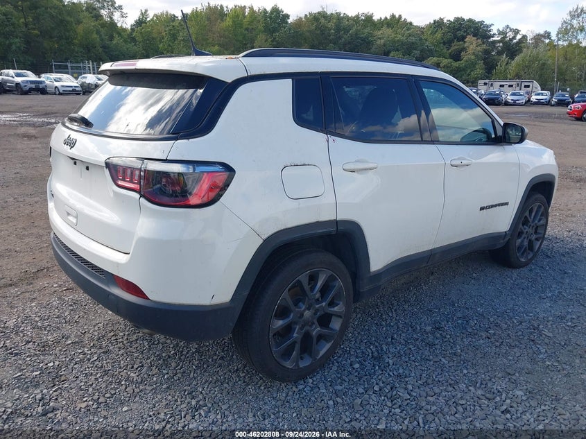 Vin: 3c4njdeb6mt601491, lot: 46702720, jeep compass 80th anniversary 4x4 20214