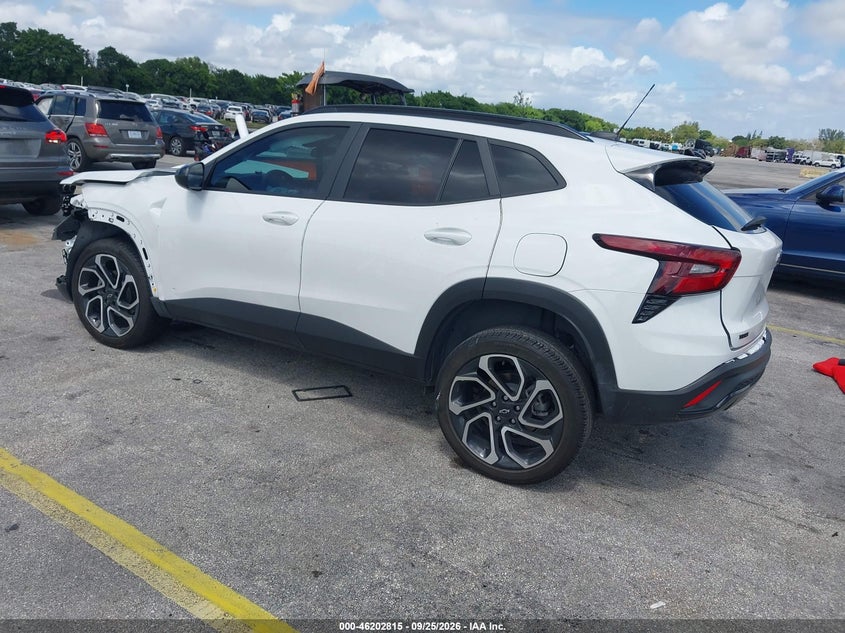 Vin: kl77ljep2sc025479, lot: 46702727, chevrolet trax fwd 2rs 20253
