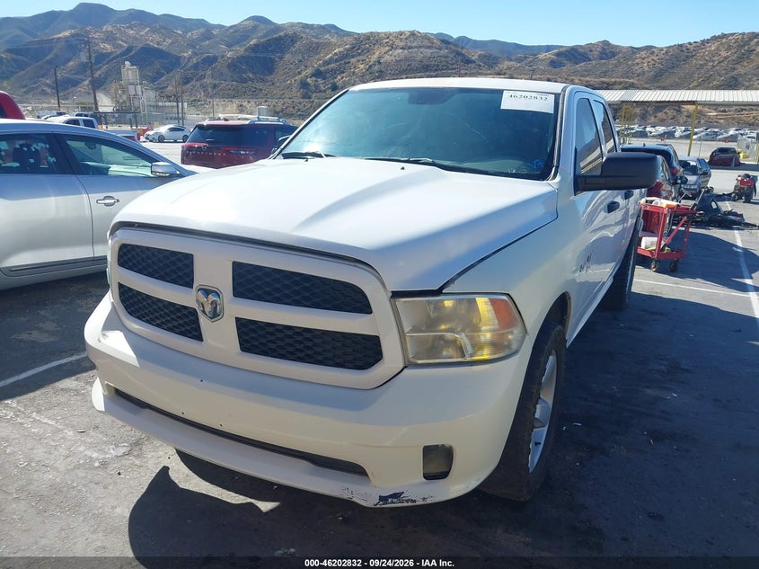 Vin: 1c6rr6ft0ds518645, lot: 46702744, ram 1500 express 20132