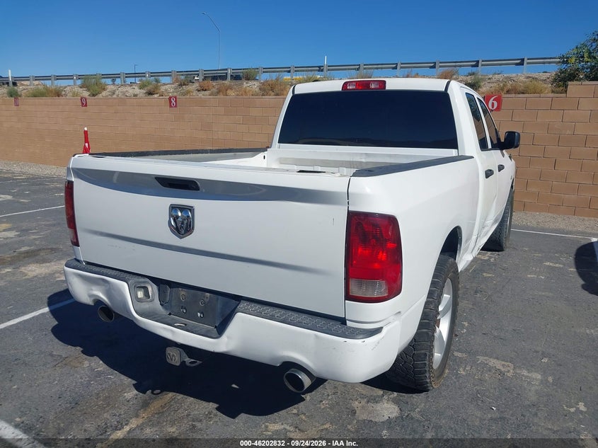Vin: 1c6rr6ft0ds518645, lot: 46702744, ram 1500 express 20134