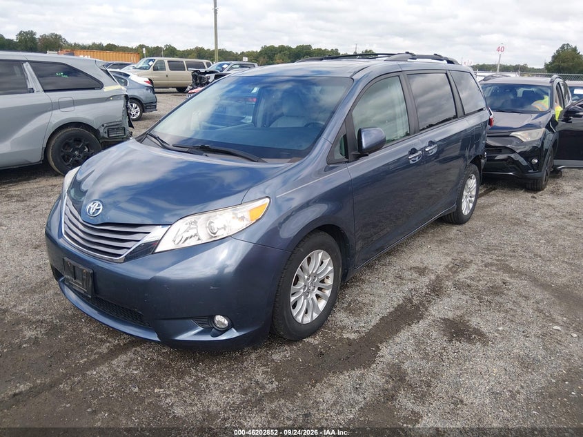 Vin: 5tdyz3dcxhs831416, lot: 46702764, toyota sienna xle premium 8 passenger 20172
