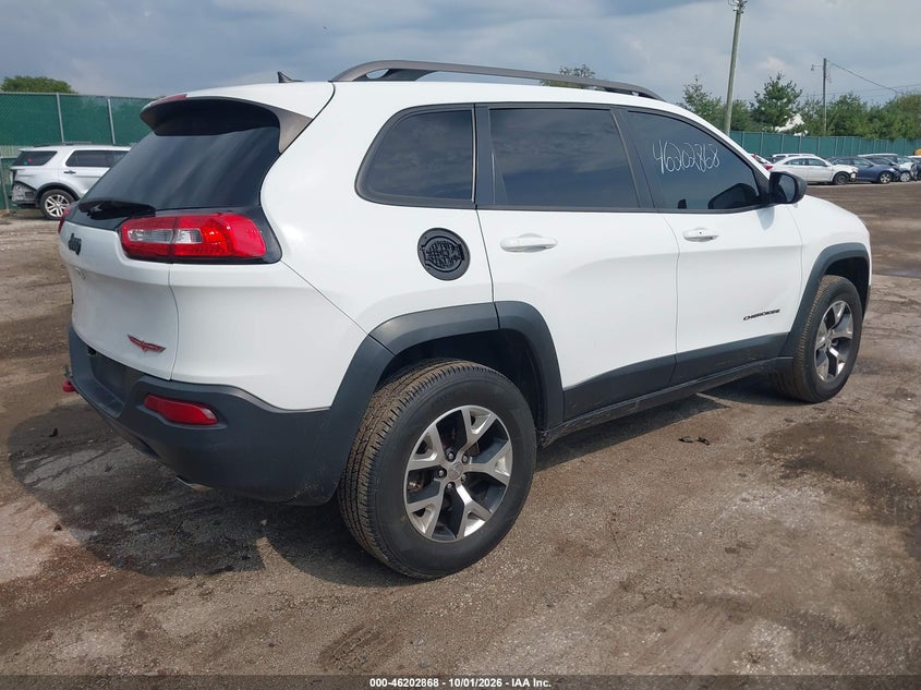 Vin: 1c4pjmbs3fw709755, lot: 46702780, jeep cherokee trailhawk 20154