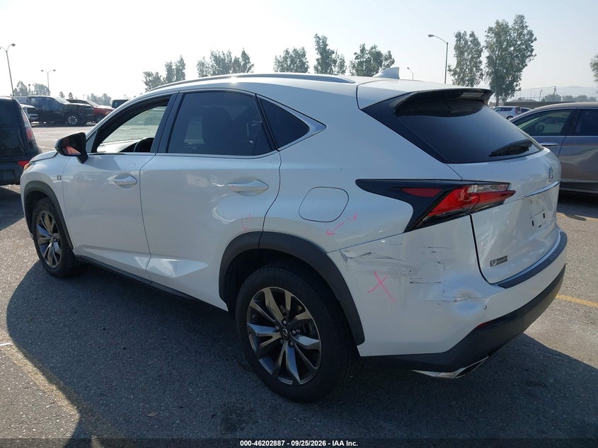 Vin: jtjyarbz0f2017200, lot: 46702799, lexus nx 200t f sport 20153