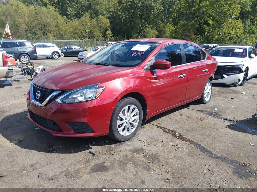 2018 Nissan Sentra, Удар ззаду, IAAI, VIN 3N1AB7AP2JY257125 — фото 2