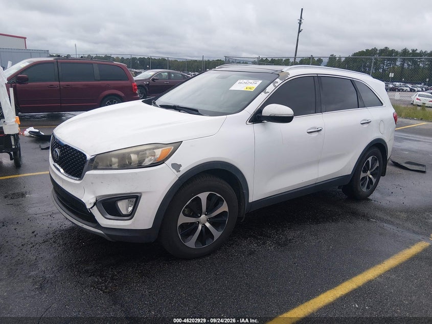 Vin: 5xyph4a57gg043991, lot: 46702841, kia sorento 3.3l ex 20162