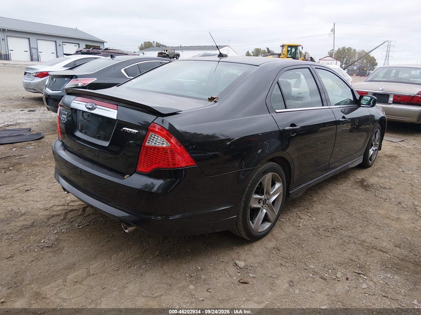 Vin: 3fahp0kc4ar427727, lot: 46702846, ford fusion sport 20104