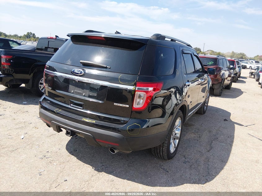 Vin: 1fm5k7f86ega74605, lot: 46702858, ford explorer limited 20144