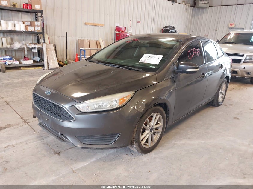 Vin: 1fadp3f21fl317483, lot: 46702886, ford focus se 20152