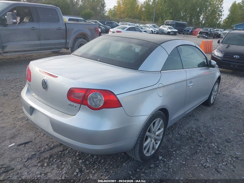 Vin: wvwba7ah1av015002, lot: 46702893, volkswagen eos komfort 20104