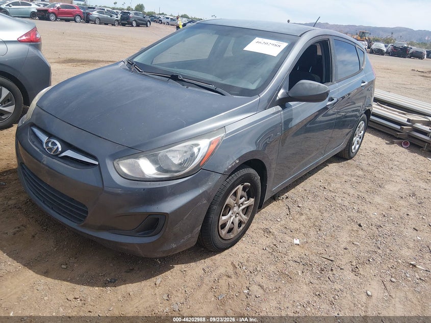 Vin: kmhct5ae4du084488, lot: 46702900, hyundai accent gs 20132