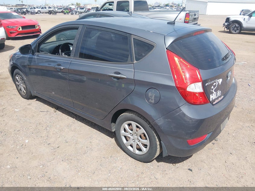 Vin: kmhct5ae4du084488, lot: 46702900, hyundai accent gs 20133