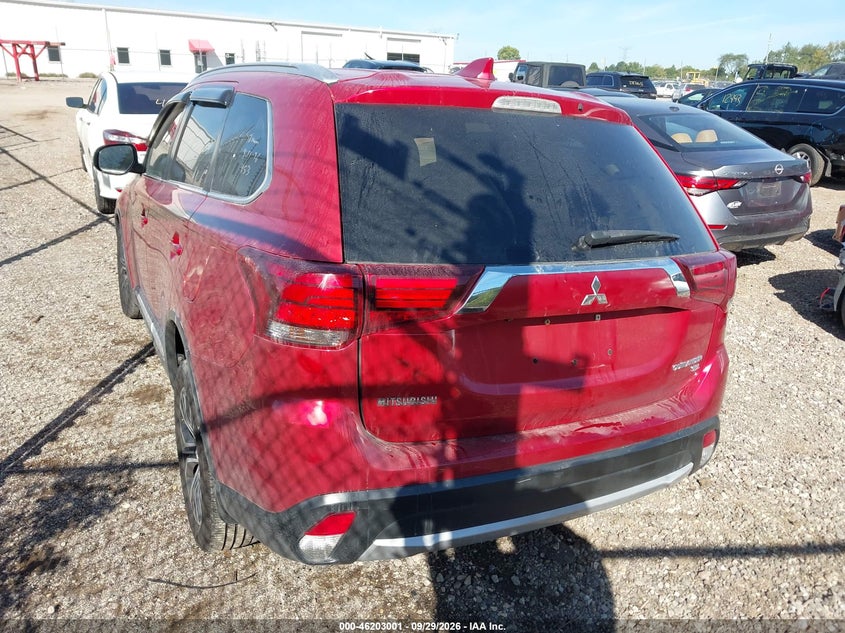 Vin: ja4ad3a37jz015881, lot: 46702913, mitsubishi outlander sel 20183