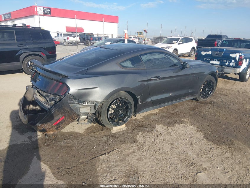 Vin: 1fa6p8cf6g5223683, lot: 46702934, ford mustang gt 20164