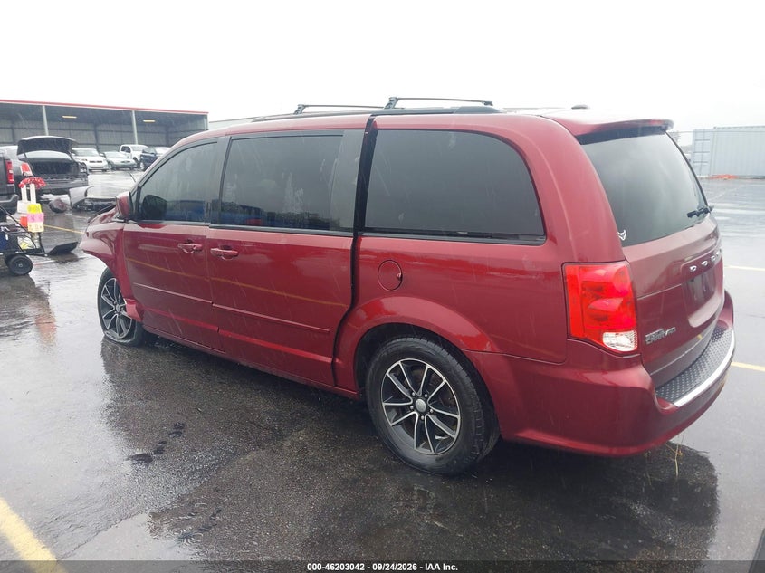 Vin: 2c4rdgeg5hr792187, lot: 46702954, dodge grand caravan gt 20173