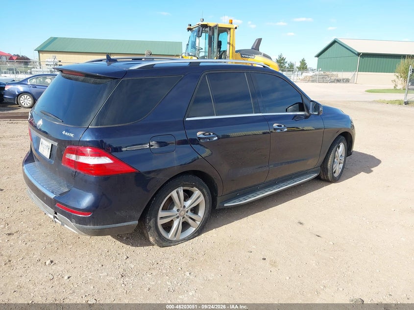 Vin: 4jgda5hb7ea354760, lot: 46702963, mercedes-benz ml 350 4matic 20144