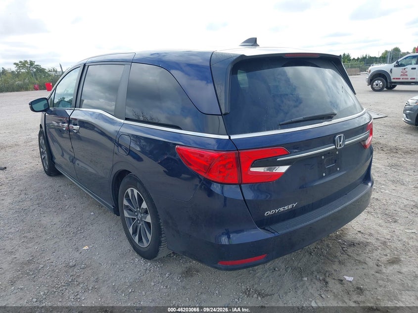 Vin: 5fnrl6h78nb062760, lot: 46702978, honda odyssey ex-l 20223