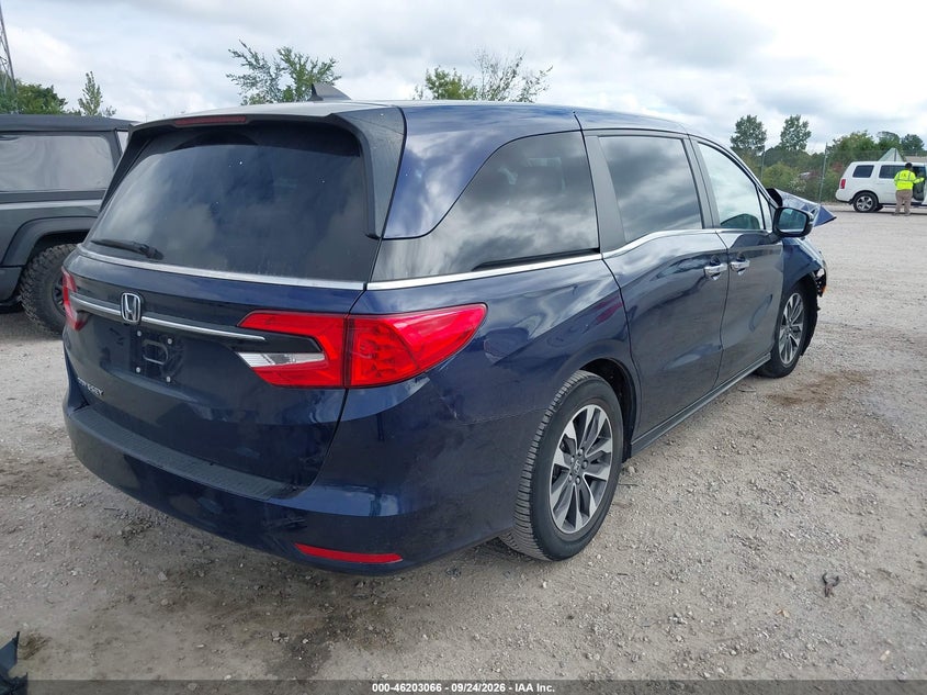 Vin: 5fnrl6h78nb062760, lot: 46702978, honda odyssey ex-l 20224