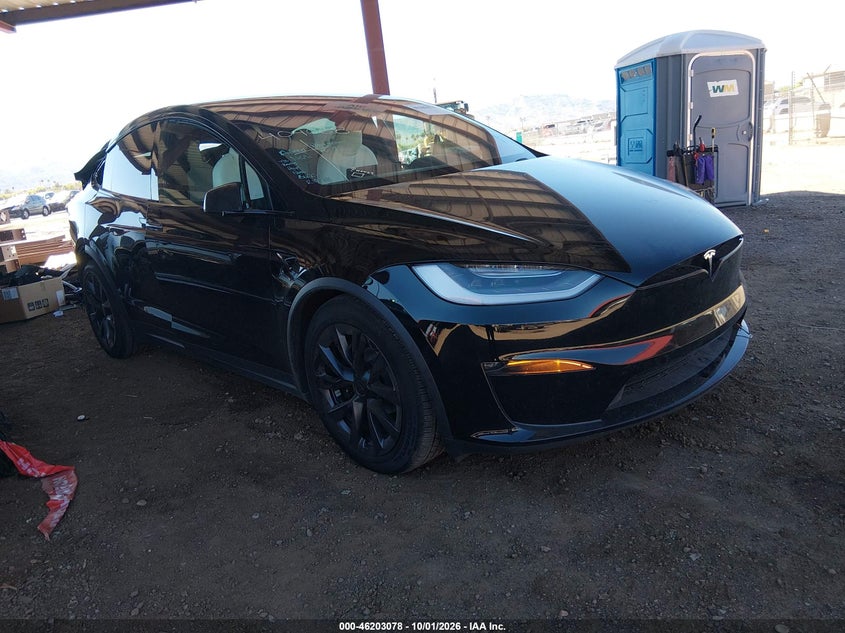 Vin: 7saxcbe5xpf404668, lot: 46702990, tesla model x dual motor all-wheel drive/standard range 2023 img_1