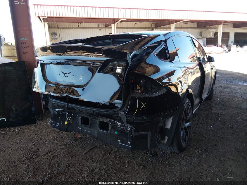 Vin: 7saxcbe5xpf404668, lot: 46702990, tesla model x dual motor all-wheel drive/standard range 20234